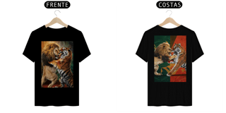 Nome do produto [ESPECIAL] Leão X Tigre [Frente e Verso]