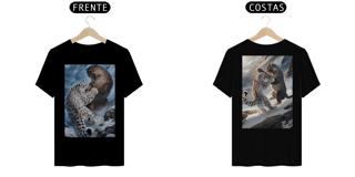 Nome do produto [ESPECIAL] Leopardo das Neves X Puma [Imagem Criada - Frente e Verso]