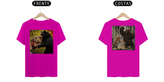 Nome do produto [ESPECIAL] Leão e Tigre X Urso (s) [FRENTE E COSTAS]
