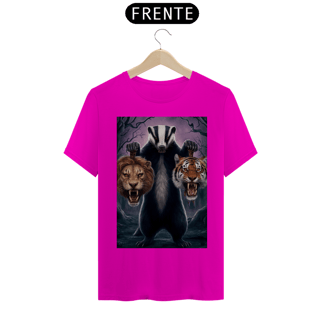 Nome do produto Arte de Texugo com Cabeças de Leão e Tigre