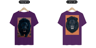 Nome do produto [ESPECIAL] Leão Preto [Imagem Criada - Frente e Verso]