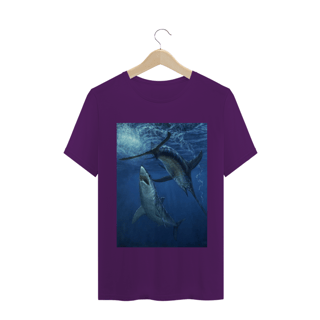 Nome do produto TUBARÃO VS PEIXE ESPADA (ILUSTRAÇÃO)