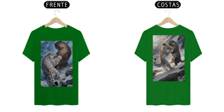 Nome do produto [ESPECIAL] Leopardo das Neves X Puma [Imagem Criada - Frente e Verso]