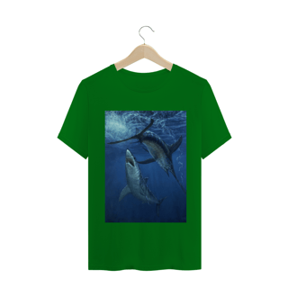 Nome do produto TUBARÃO VS PEIXE ESPADA (ILUSTRAÇÃO)