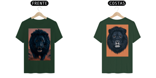 Nome do produto [ESPECIAL] Leão Preto [Imagem Criada - Frente e Verso]