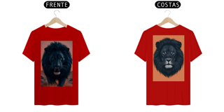 Nome do produto [ESPECIAL] Leão Preto [Imagem Criada - Frente e Verso]