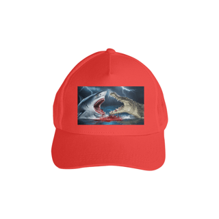 Nome do produto Boné - Tubarão X Crocodilo