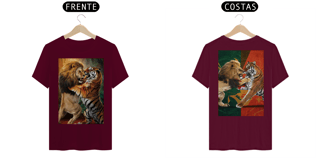 Nome do produto [ESPECIAL] Leão X Tigre [Frente e Verso]