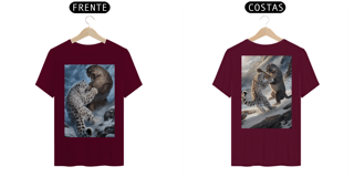 Nome do produto [ESPECIAL] Leopardo das Neves X Puma [Imagem Criada - Frente e Verso]