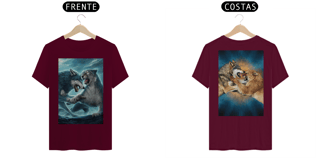 Nome do produto [ESPECIAL] Lobo X Puma [Frente e Verso]