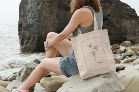 Eco Bag Grande Nomar - Verão Floresça 