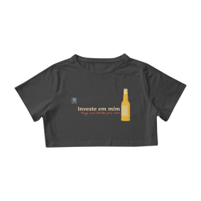Camiseta Cropped Nomar - Investe em mim