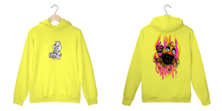 Nome do produto Moletom Canguru - Chica FNAF