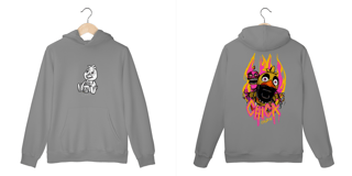 Nome do produto Moletom Canguru - Chica FNAF