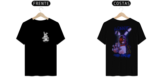 Nome do produto  Camiseta Unissex - Bonnie FNAF