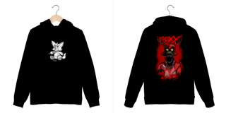 Nome do produto Moletom Canguru - Foxy FNAF
