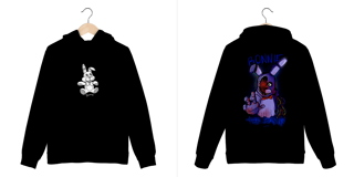 Nome do produto Moletom Canguru - Bonnie FNAF