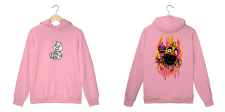 Nome do produto Moletom Canguru - Chica FNAF