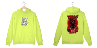 Nome do produto Moletom Canguru - Foxy FNAF