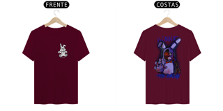 Nome do produto  Camiseta Unissex - Bonnie FNAF