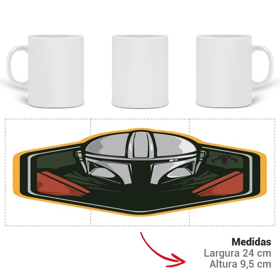Caneca Mandalorian