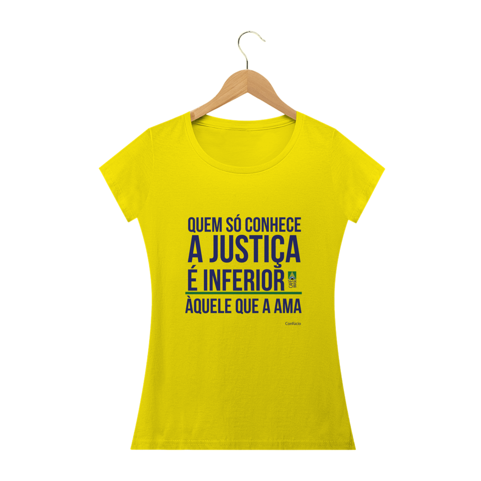 Camiseta Frase Confucio Feminina 