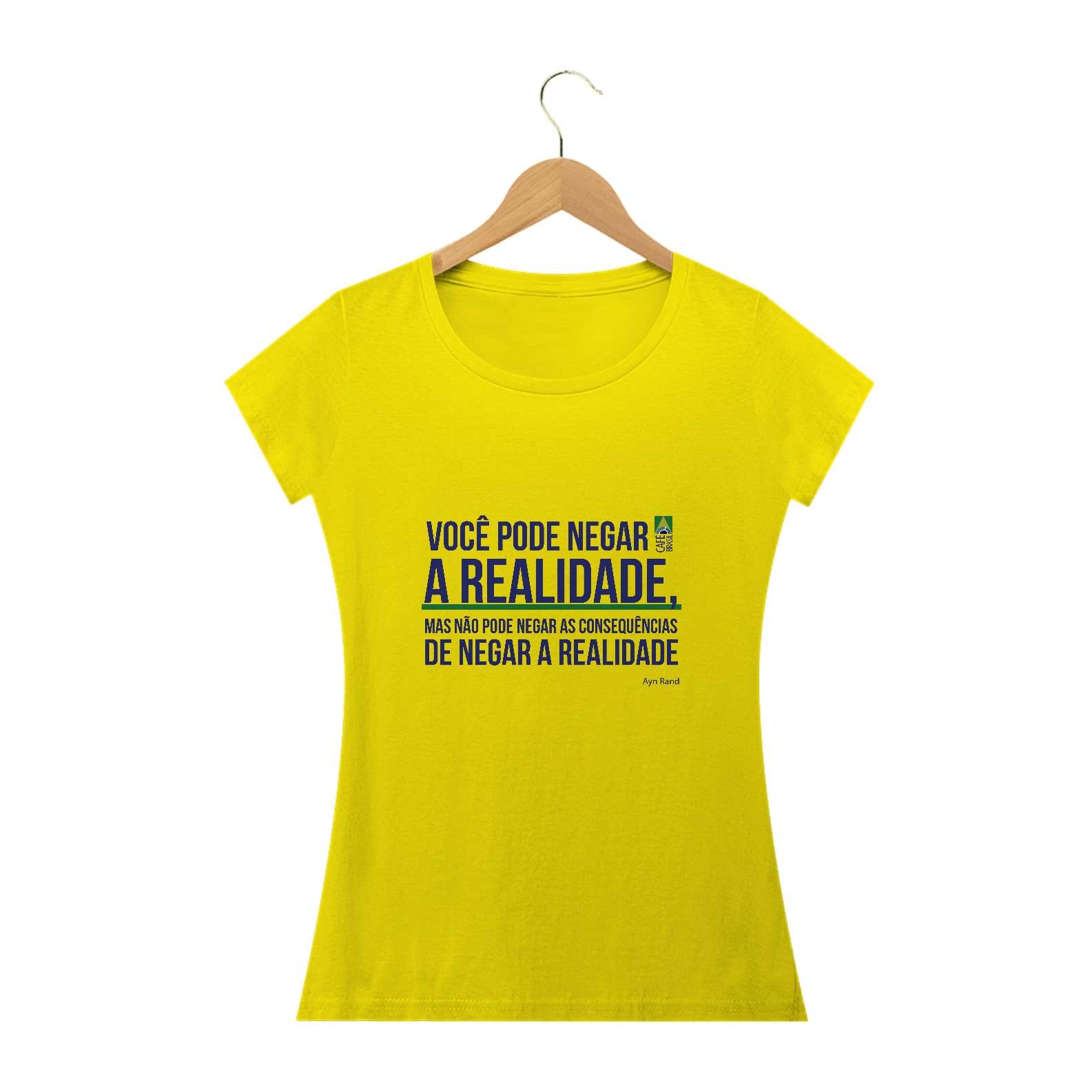 Camiseta Frase Rand Feminina