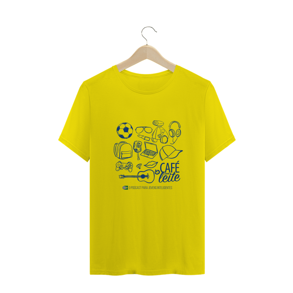 Nome do produto: Camiseta Café com Leite ADULTO Modelo 1 clara