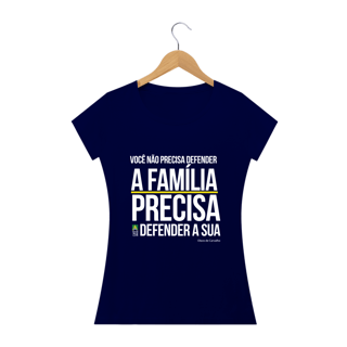 Nome do produto Camiseta Olavo Familia Feminina