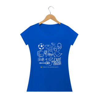 Nome do produto Camiseta Café Com Leite ADULTO feminina modelo 1