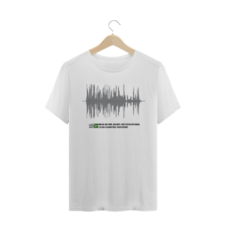 Nome do produto Camiseta Ondas Sonoras Branca