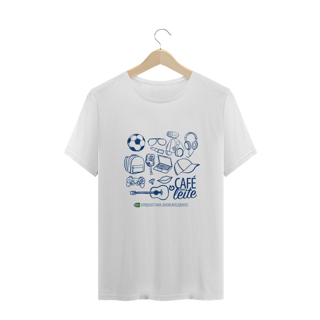 Nome do produto Camiseta Café com Leite ADULTO Modelo 1 clara