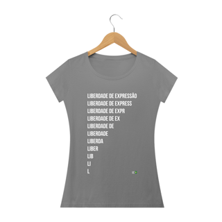 Nome do produto Camiseta Liberdade de Expressão (Feminina)