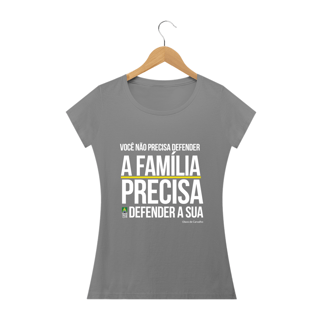 Nome do produto Camiseta Olavo Familia Feminina