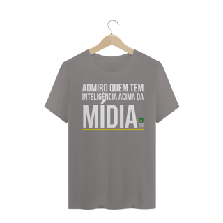Nome do produto Camiseta Inteligência Acima da Mídia