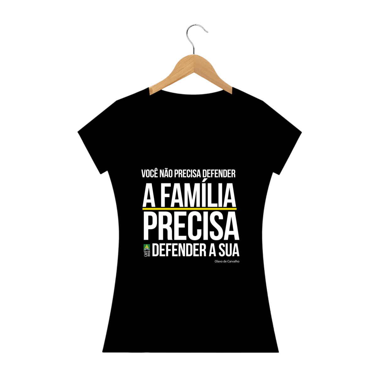 Nome do produto: Camiseta Olavo Familia Feminina