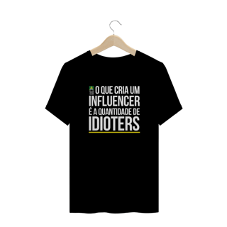 Nome do produto Camiseta Influencer PLUS