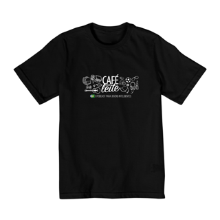 Nome do produto Camiseta Café Com Leite INFANTIL (2 a 8 anos)  modelo 2