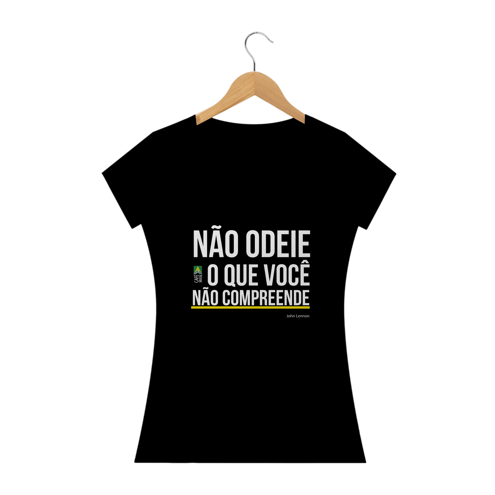 Camiseta Frase John Lennon Feminina