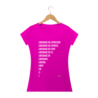 Nome do produto Camiseta Liberdade de Expressão (Feminina)
