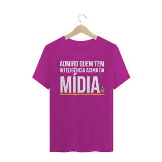 Nome do produto Camiseta Inteligência Acima da Mídia