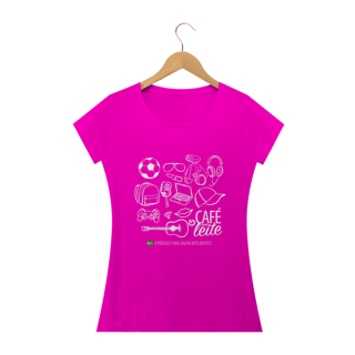 Nome do produto Camiseta Café Com Leite ADULTO feminina modelo 1