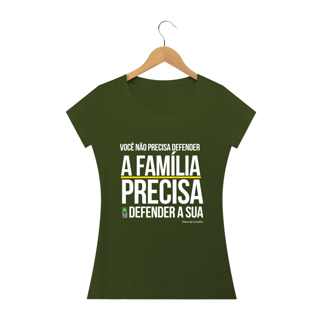 Nome do produto Camiseta Olavo Familia Feminina