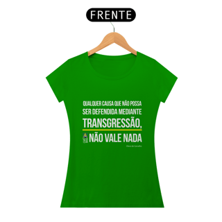 Nome do produto Camiseta Transgressão Olavo (Feminina)