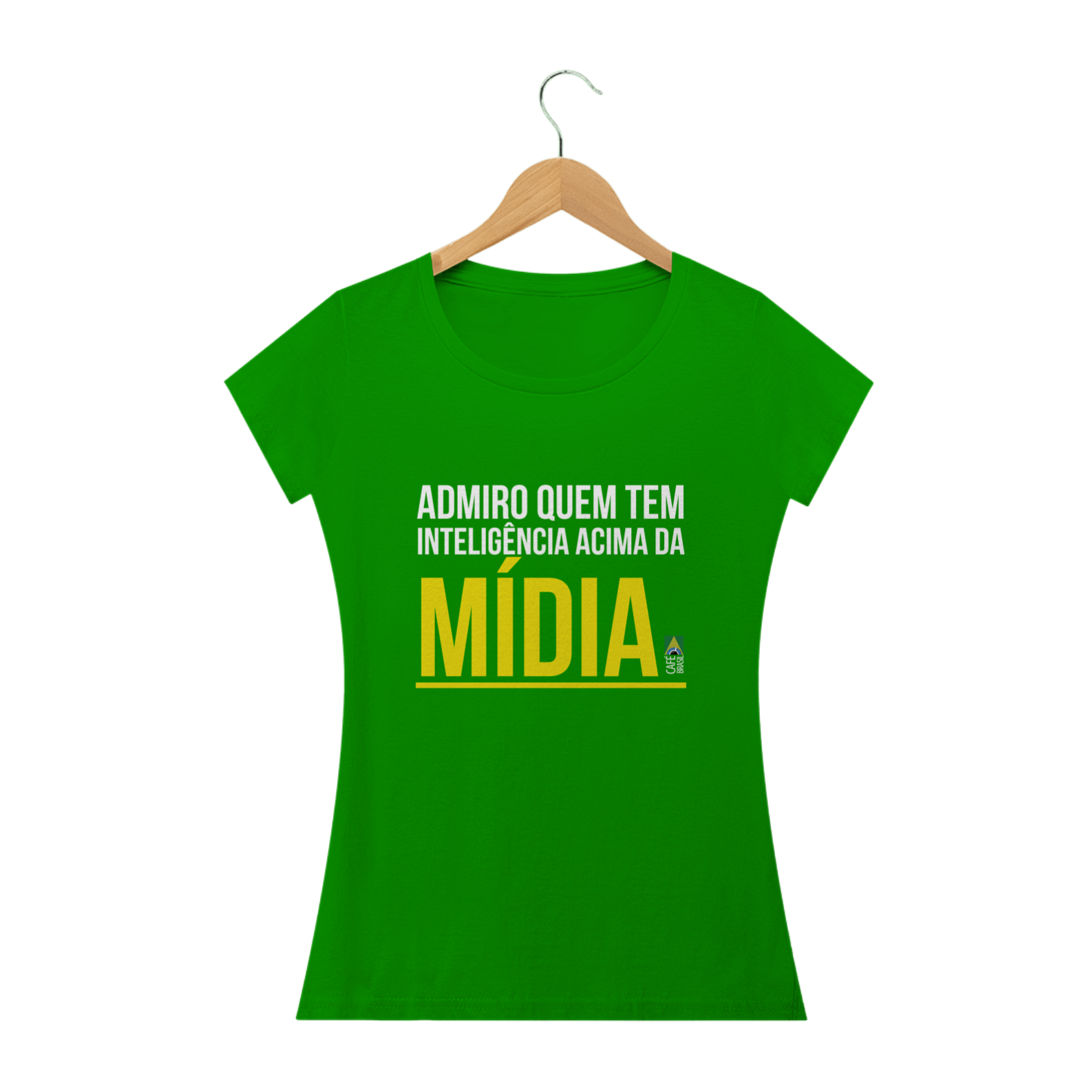 Camiseta Midia Feminina (verde)