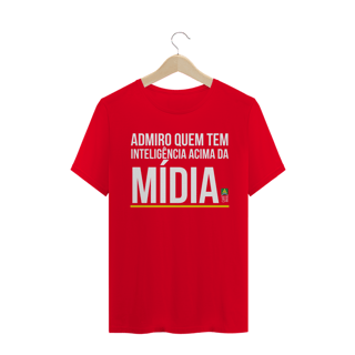Nome do produto Camiseta Inteligência Acima da Mídia