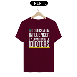 Nome do produto Camiseta Influencer 