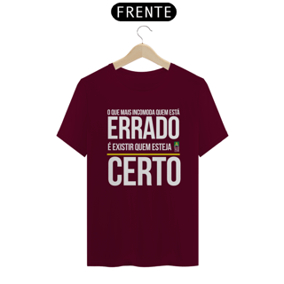Nome do produto Camiseta Errado Certo