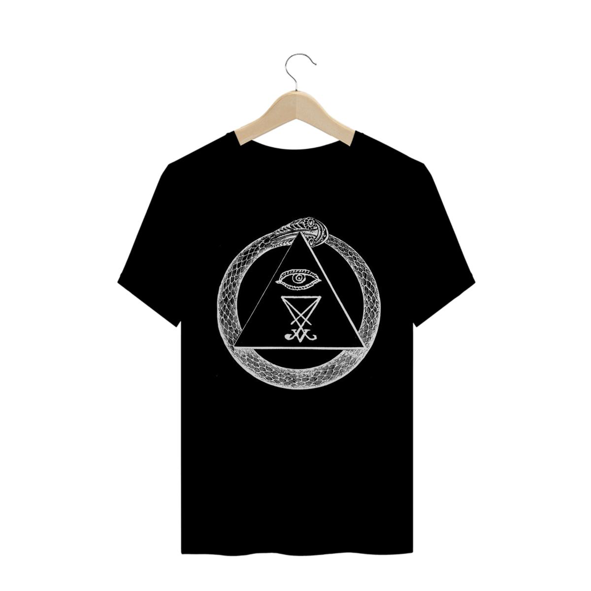 Nome do produto: Camiseta Triangulo Ouroboros 