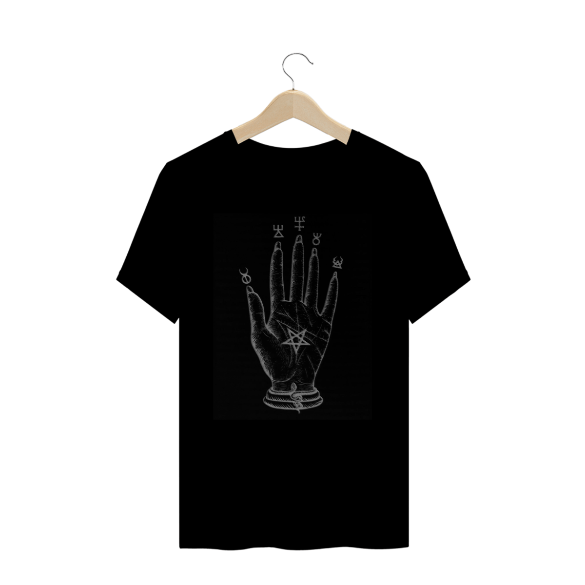 Nome do produto: Camiseta Mao dos Mistérios 